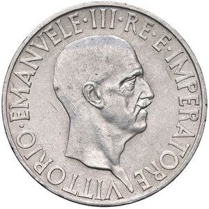 obverse: SAVOIA - Vittorio Emanuele III (1900-1943) - 10 Lire 1936 XIV Impero Pag. 700; Mont. 101  AG. SPL+/qFDC