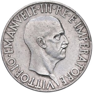 obverse: SAVOIA - Vittorio Emanuele III (1900-1943) - 10 Lire 1936 XIV Impero Pag. 700; Mont. 101  AG  Colpetto. SPL+