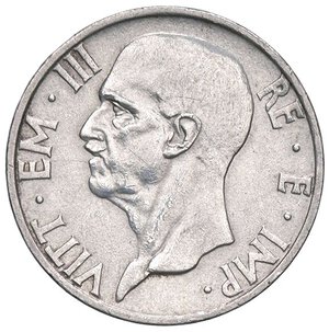 obverse: SAVOIA - Vittorio Emanuele III (1900-1943) - 5 Lire 1936 XIV Fecondità Pag. 719; Mont. 133  AG. SPL