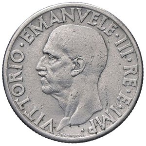 obverse: SAVOIA - Vittorio Emanuele III (1900-1943) - Lira 1936 XIV Impero Pag. 789; Mont. 218 R NI  Lucidata. meglio di MB