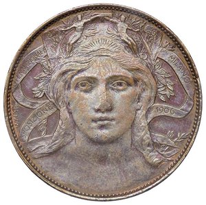 obverse: SAVOIA - Vittorio Emanuele III (1900-1943) - 20 Centesimi 1906 Fiera di Milano Pag. manca; Mont. 4  Cu  Segni al ciglio. BB-SPL