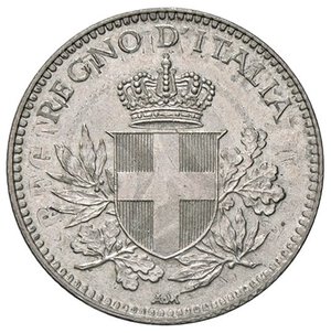 obverse: SAVOIA - Vittorio Emanuele III (1900-1943) - 20 Centesimi Esagono 1919 Pag. 851; Mont. 300  NI Bordo liscio Eccezionale. FDC