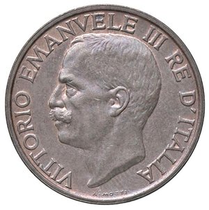 obverse: SAVOIA - Vittorio Emanuele III (1900-1943) - 10 Centesimi 1928 Ape Pag. 873; Mont. 337 R CU. qFDC