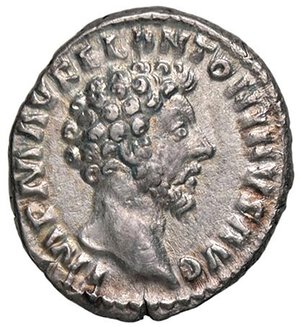 obverse: ROMANE IMPERIALI - Marco Aurelio (161-180) - Denario C. 519; RIC 50  (AG g. 3,14). qSPL