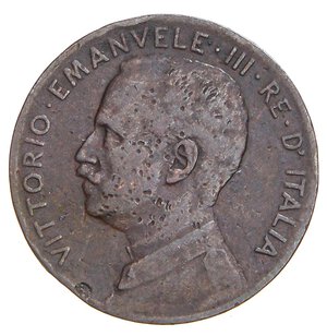 obverse: SAVOIA - Vittorio Emanuele III (1900-1943) - 2 Centesimi 1908 Prora Pag. 931; Mont. 404 RR CU  Porosità. meglio di MB