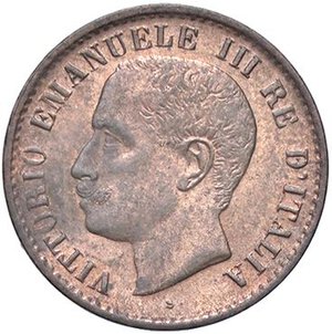 obverse: SAVOIA - Vittorio Emanuele III (1900-1943) - Centesimo 1904 Valore Pag. 942; Mont. 416  CU. qFDC/FDC