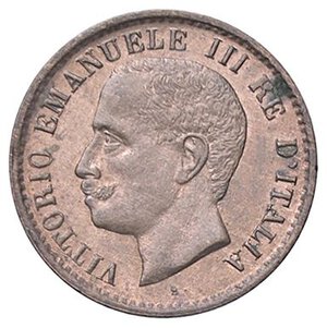 obverse: SAVOIA - Vittorio Emanuele III (1900-1943) - Centesimo 1908 Valore Pag. 944; Mont. 420  CU. qFDC/FDC