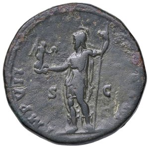 reverse: ROMANE IMPERIALI - Marco Aurelio (161-180) - Sesterzio C. 342  (AE g. 23,82). BB