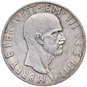 obverse: SAVOIA - Albania  - 10 Lek 1939 XVII Pag. 991; Mont. 483 R AG  Qualche segnetto al ciglio. SPL+/qFDC