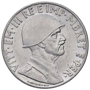 obverse: SAVOIA - Albania  - Lek 1939 XVIII Pag. 996; Mont. 493  AC Magnetica. qFDC