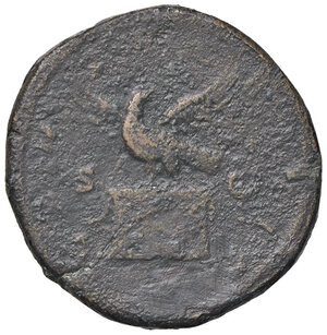 reverse: ROMANE IMPERIALI - Marco Aurelio (161-180) - Sesterzio   (AE g. 21,8) Ritocchi. meglio di MB