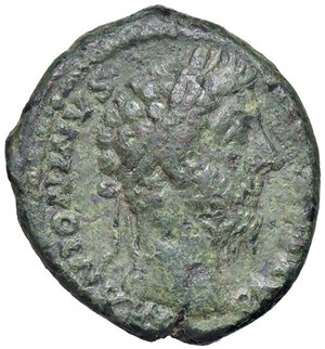 obverse: ROMANE IMPERIALI - Marco Aurelio (161-180) - Asse C. 266  (AE g. 12,34). BB