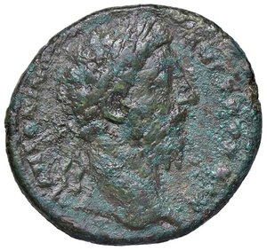 obverse: ROMANE IMPERIALI - Marco Aurelio (161-180) - Asse C. 348; RIC 1142  (AE g. 10,7). qBB