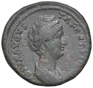 obverse: ROMANE IMPERIALI - Faustina I (moglie di A. Pio) - Sesterzio   (AE g. 27,21). BB