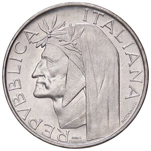 obverse: REPUBBLICA ITALIANA - Repubblica Italiana (monetazione in lire) (1946-2001) - 500 Lire 1965 - Dante Mont. 4  AG. FDC