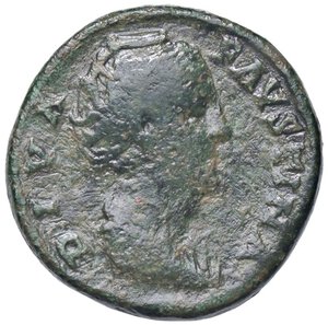 obverse: ROMANE IMPERIALI - Faustina I (moglie di A. Pio) - Sesterzio   (AE g. 28,76) Ritocchi. meglio di MB