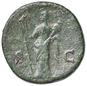 reverse: ROMANE IMPERIALI - Faustina I (moglie di A. Pio) - Sesterzio   (AE g. 28,76) Ritocchi. meglio di MB