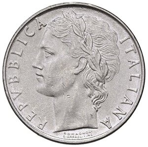 obverse: REPUBBLICA ITALIANA - Repubblica Italiana (monetazione in lire) (1946-2001) - 100 Lire 1956 Mont. 6  AC. qFDC/FDC