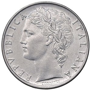 obverse: REPUBBLICA ITALIANA - Repubblica Italiana (monetazione in lire) (1946-2001) - 100 Lire 1961 Mont. 11  AC. qFDC