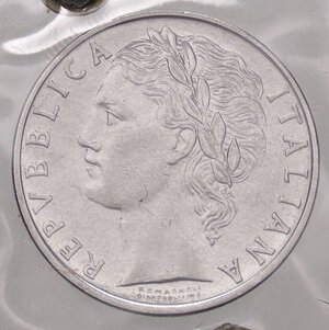 obverse: REPUBBLICA ITALIANA - Repubblica Italiana (monetazione in lire) (1946-2001) - 100 Lire 1962 Mont. 12  AC  Sigillata Numismatica Parmense. qFDC