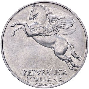 obverse: REPUBBLICA ITALIANA - Repubblica Italiana (monetazione in lire) (1946-2001) - 10 Lire 1946 Mont. 3 R IT. qFDC