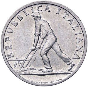 obverse: REPUBBLICA ITALIANA - Repubblica Italiana (monetazione in lire) (1946-2001) - 2 Lire 1946 Mont. 3 R IT. qFDC