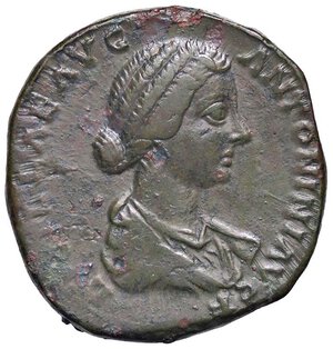 obverse: ROMANE IMPERIALI - Lucilla (moglie di L. Vero) - Sesterzio C. 53/4  (AE g. 20,9). bel BB