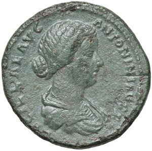 obverse: ROMANE IMPERIALI - Lucilla (moglie di L. Vero) - Asse   (AE g. 11,13). BB+