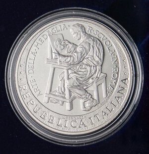 obverse: REPUBBLICA ITALIANA - Repubblica Italiana (monetazione in euro) (2002) - 10 Euro 2007 - Scuola arte della medaglia   AG In confezione. FS