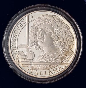 obverse: REPUBBLICA ITALIANA - Repubblica Italiana (monetazione in euro) (2002) - 10 Euro 2010 - Giorgione   AG In confezione. FS