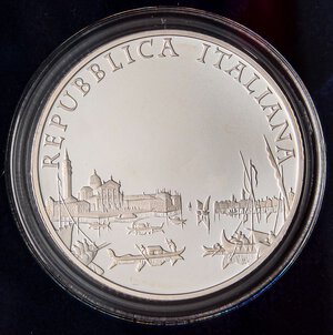 obverse: REPUBBLICA ITALIANA - Repubblica Italiana (monetazione in euro) (2002) - 10 Euro 2012 - Guardi   AG In confezione. FS