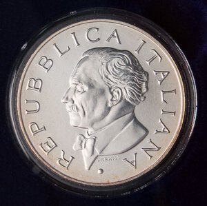 obverse: REPUBBLICA ITALIANA - Repubblica Italiana (monetazione in euro) (2002) - 5 Euro 2007 - Toscanini   AG In confezione. FDC