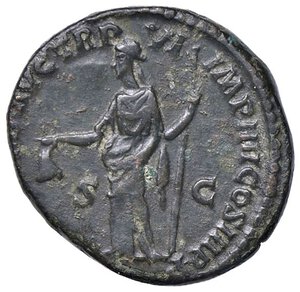 reverse: ROMANE IMPERIALI - Commodo (177-192) - Dupondio C. 336  (AE g. 10,66) Ritocchi. BB+