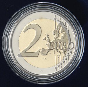 obverse: REPUBBLICA ITALIANA - Repubblica Italiana (monetazione in euro) (2002) - 2 Euro 2014 - Carabinieri   NI In confezione. FS