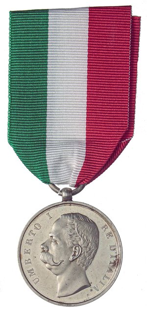 obverse: MEDAGLIE - SAVOIA - Umberto I (1878-1900) - Medaglia 1898 - 50° ann. Fondazione Mutuo Soccorso   MD. qFDC