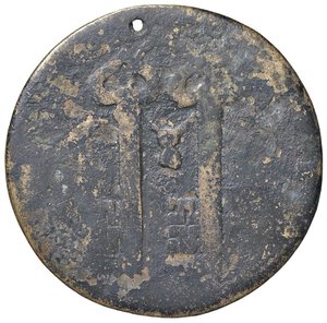 reverse: MEDAGLIE - PAPALI - Adeodato I (615-618) - Medaglia   AE  Ø 37 Foro. meglio di MB