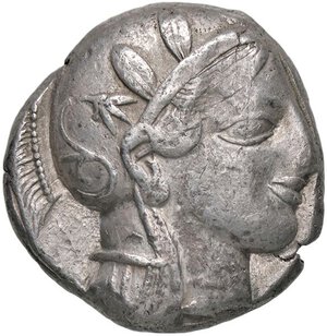 obverse: GRECHE - ATTICA - Atene  - Tetradracma Sear 2526  (AG g. 17,16)Tacca al R/. BB