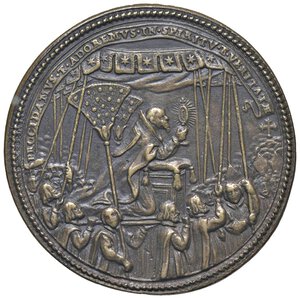 reverse: MEDAGLIE - PAPALI - Alessandro VII (1655-1667) - Medaglia A. X - Processione del Corpus Domini Bart. 664  AE  Opus: G. Molo Ø 42. SPL