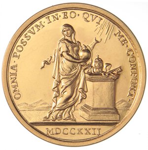 reverse: MEDAGLIE - PAPALI - Innocenzo XIII (1721-1724) - Medaglia 1722 A. II   MD  Ø 32Postuma. FDC