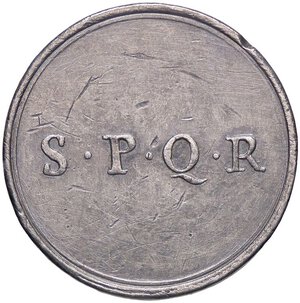 obverse: MEDAGLIE - PAPALI - Sede Vacante (1823) - Medaglia 1823 Boccia 83; Bart. p. 242 RR MB  Ø 31Conservatori della Città di Roma Piccola tacca al bordo. BB