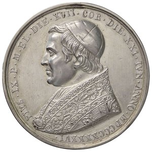 obverse: MEDAGLIE - PAPALI - Pio IX (1846-1866) - Medaglia 1846   AG  Opus: Cerbara Ø 44 Appiccagnolo rimosso. BB+