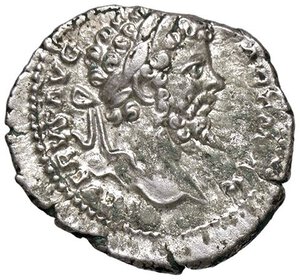 obverse: ROMANE IMPERIALI - Settimio Severo (193-211) - Denario C. 599; RIC 167a  (AG g. 3,3). BB+