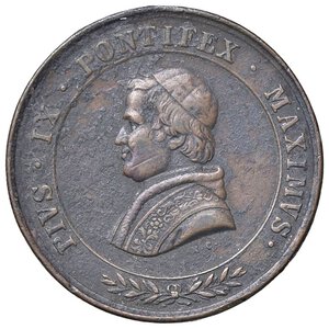 obverse: MEDAGLIE - PAPALI - Pio IX (1846-1866) - Medaglia BENEMERENTI   AE  Ø 31. qBB