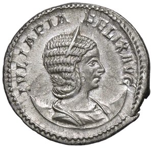 obverse: ROMANE IMPERIALI - Giulia Domna (moglie di S. Severo) - Antoniniano C. 206  (AG g. 4,73). bello SPL