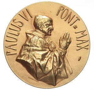 obverse: MEDAGLIE - PAPALI - Paolo VI (1963-1978) - Medaglia 1997 - Paolo VI, centenario della nascita   MD  Opus: Scorzelli Ø 44. FDC