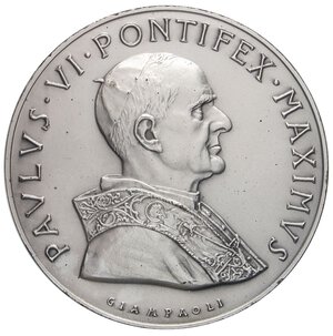 obverse: MEDAGLIE - PAPALI - Paolo VI (1963-1978) - Medaglia 1969 - Viaggio a Ginevra   MB  Opus: Giampaoli Ø 60. qFDC