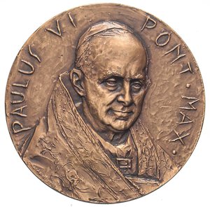 obverse: MEDAGLIE - PAPALI - Paolo VI (1963-1978) - Medaglia 1963 A. I - Elevazione al soglio Pontificio  NC AE  Opus: Manfrini Ø 60. FDC