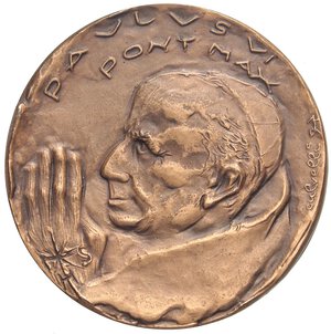 obverse: MEDAGLIE - PAPALI - Paolo VI (1963-1978) - Medaglia 1975 - Anno Santo   AE  Opus: Calvelli Ø 60. FDC