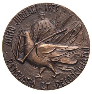 reverse: MEDAGLIE - PAPALI - Paolo VI (1963-1978) - Medaglia 1975 - Giubileo   AE  Opus: Guidotti Ø 50. FDC