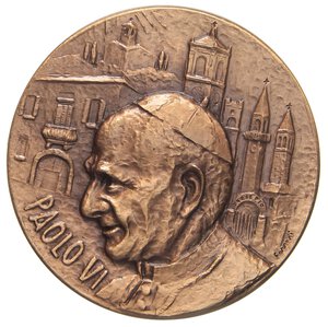 obverse: MEDAGLIE - PAPALI - Paolo VI (1963-1978) - Medaglia 2002 - Comune di Concesio  RR AE  Ø 46. FDC